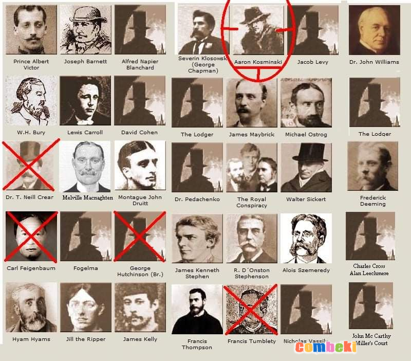 Jack the Ripper'ın potansiyel şüphelileri | Potential suspects of Jack the Ripper
