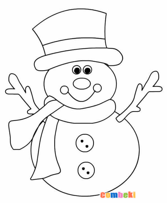 Yeni Yıl Boyama Sayfaları - Okul Öncesi 