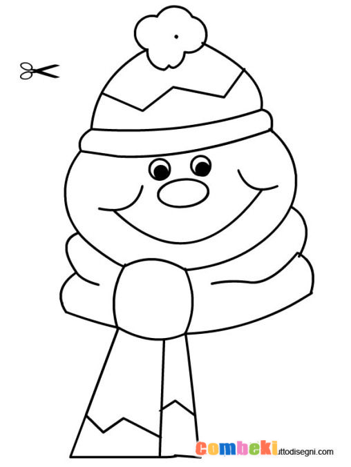 Yeni Yıl Boyama Sayfaları - Okul Öncesi 