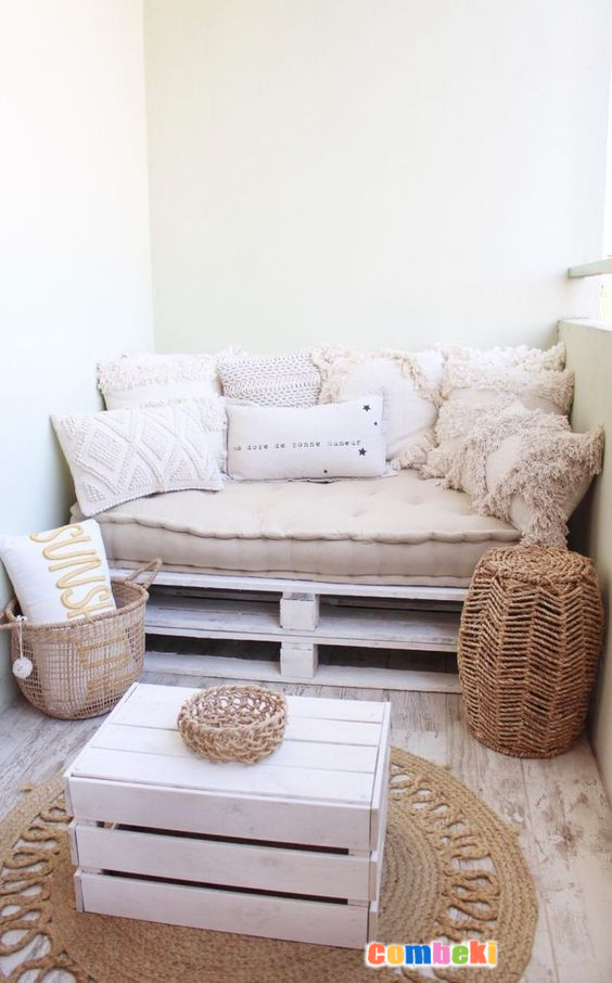 12 magnifiques salons de jardins fabriqués avec de palettes