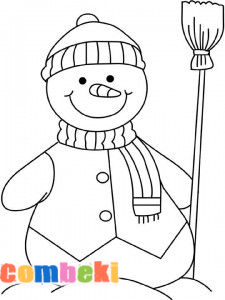 Yeni Yıl Boyama Sayfaları - Okul Öncesi 