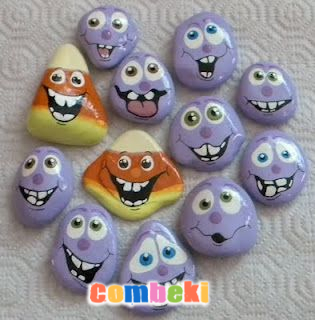 Taş Boyama Sanatı - Combeki Kadın