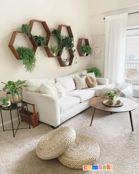 Find out Where to Buy Every Single Thing in This Plant-Filled Bohemian Living Room | Hunker