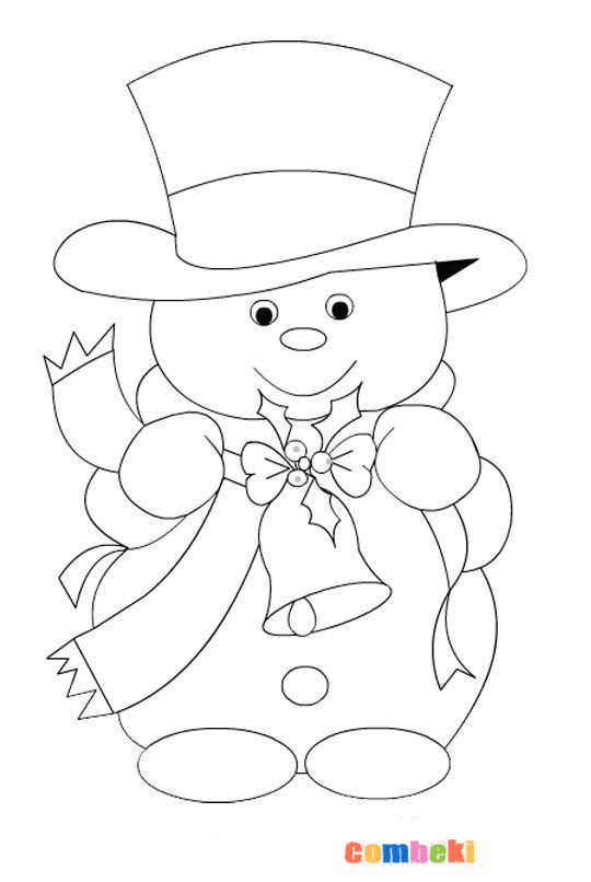 Yeni Yıl Boyama Sayfaları - Okul Öncesi 