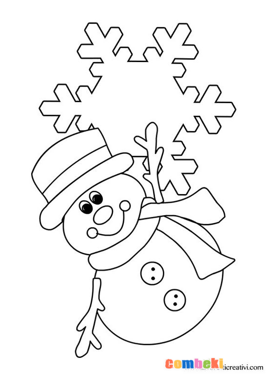 Yeni Yıl Boyama Sayfaları - Okul Öncesi 