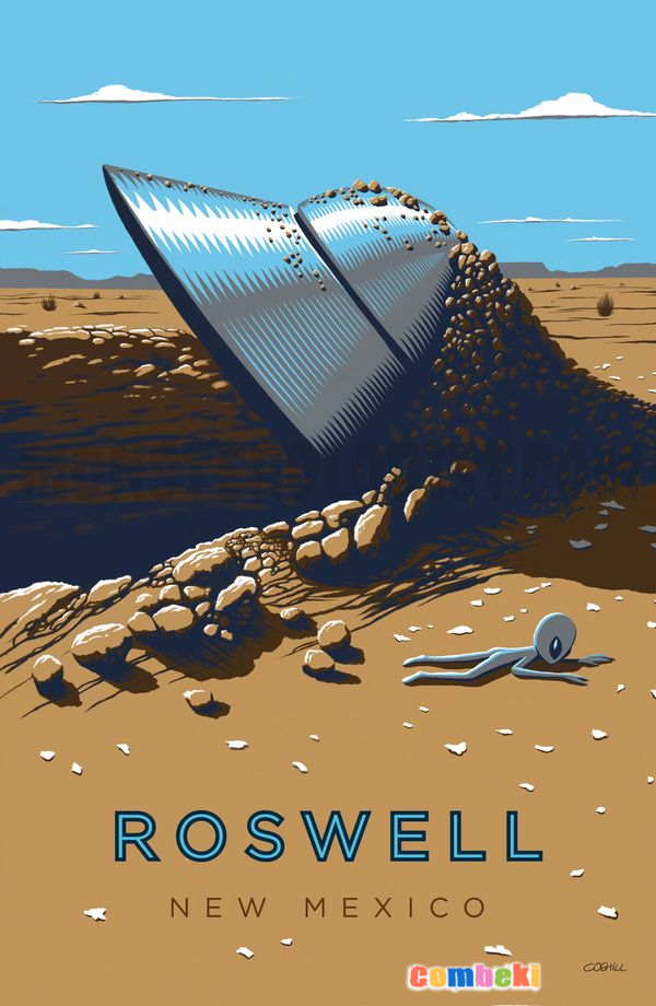 Roswell anısına bir anıt | A memorial for the Roswell incident