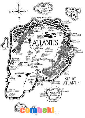 Atlantis Haritası | Map of Atlantis