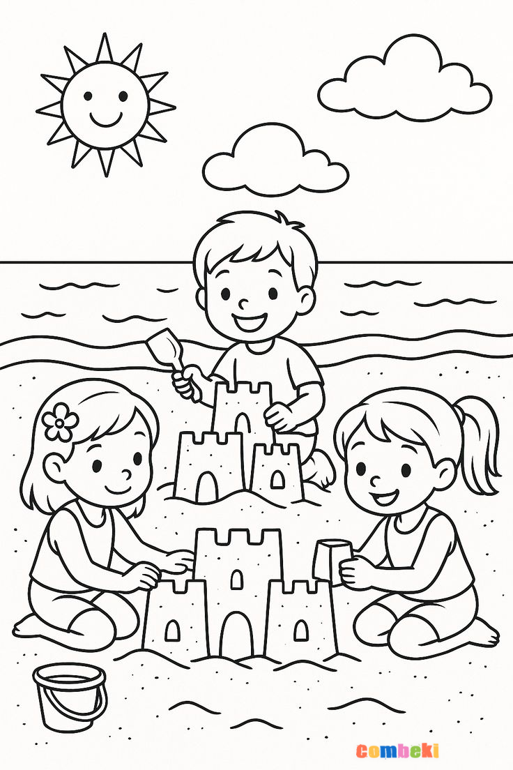 Yaz Mevsimi Boyama Sayfası 2