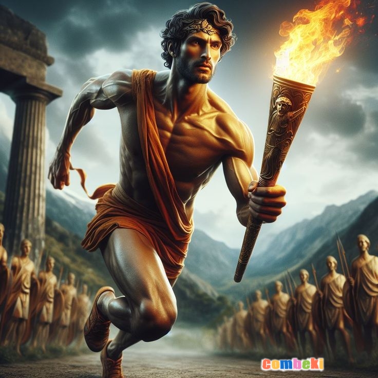 Modern Olimpiyat Oyunları'ndan bir görüntü