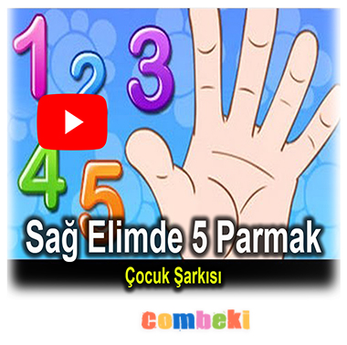Sağ Elimde Beş Parmak ( Ellerim Parmaklarım ) - Çocuk Şarkısı