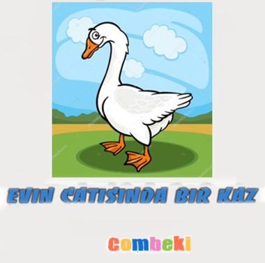 Evin çatısında bir kaz - Çocuk Şarkısı - Şarkı Sözleri Evin çatısında bir kaz - Çocuk Şarkısı - Şarkı Sözleri