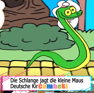 Die Schlange jagt die kleine Maus - Text ** Bildschirm - Kinderlieder Die Schlange jagt die kleine Maus - Text ** Bildschirm - Kinderlieder