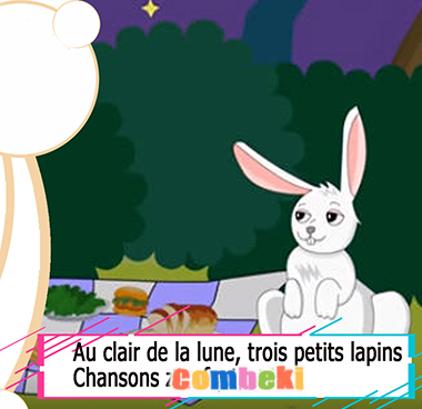 Au clair de la lune, trois petits lapins - Chansons enfantines Au clair de la lune, trois petits lapins - Chansons enfantines